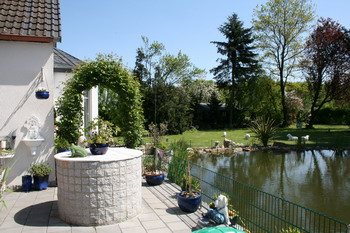 Brunnen im Garten
